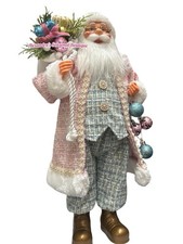 Blue Santa Seasonal Figurines for sale | eBay