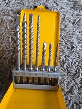 DEWALT Power Tools ELITE SDS+ Full Head Carbide 4 Cutter Drill Bit Set, 7 Piece