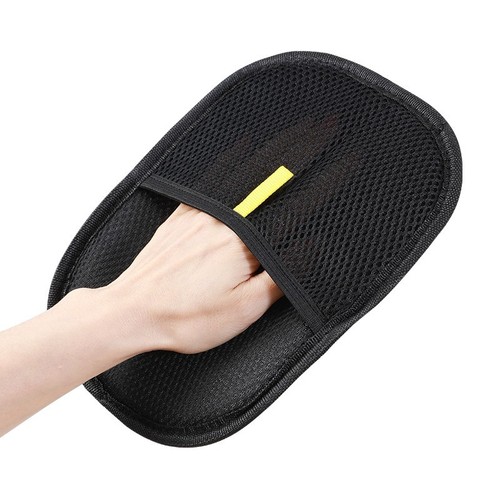 Elastic Fit Pet Hair Removal Gloves for Comfortable Grooming and Cleaning New UK - Afbeelding 11 van 15