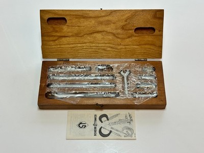 Scherr Tumico ST USA 1.5-13.5  Inside Tube Micrometer Set with Wooden Case, NOS