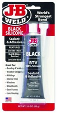 J-B Weld 31319 Black RTV Silicone Sealant and 3 Ounce Pack of 1 ,