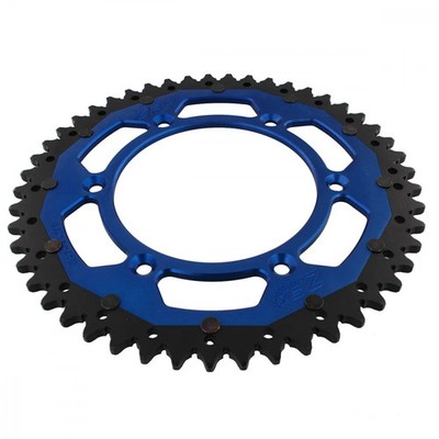 Kettenrad Alu blau 49-Zähne 520-Teilung für KTM EGS 620 LC4 Dakar Bj. 1995