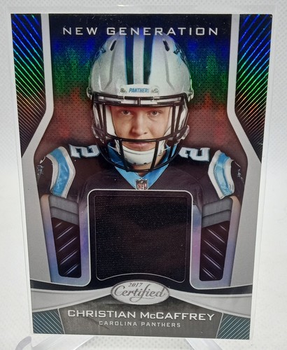 2017 Panini Certified #NG-CM Christian McCaffrey New Generation Rookie Patch - Picture 1 of 2