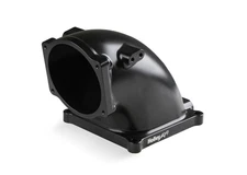 Holley EFI 300-253BK Billet 4500 EFI Throttle Body Intake Elbow-LS- Black Finish