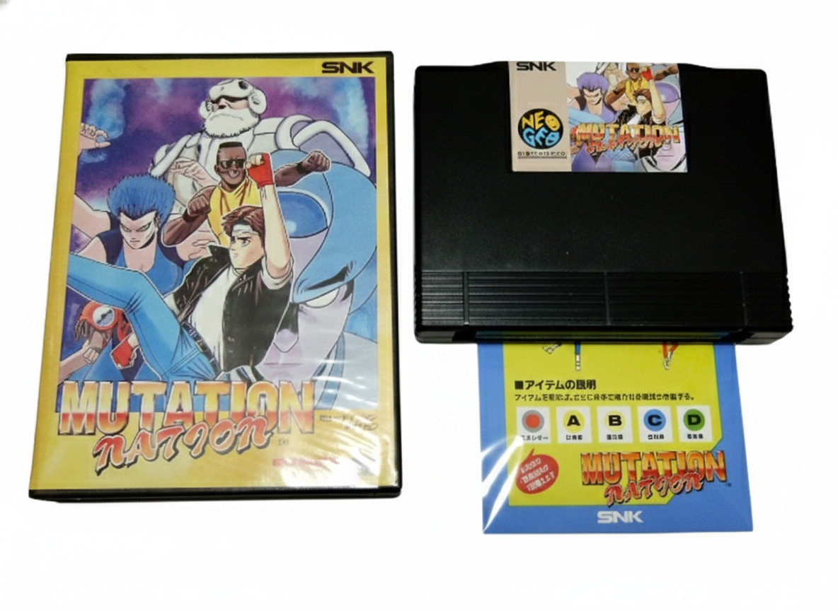 NEO GEO AES ROM Mutation Nation MVS Convert Japan
