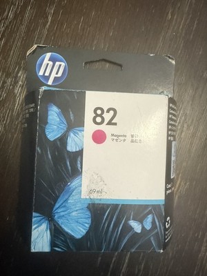 Genuine OEM HP 82 Magenta Ink Print Cartridge C4912A 69ml Sealed