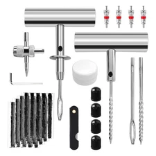 Car Tire Repair Kit, 36PCS Heavy Duty Vehicle Tire Plug Set, Professional Aut...
