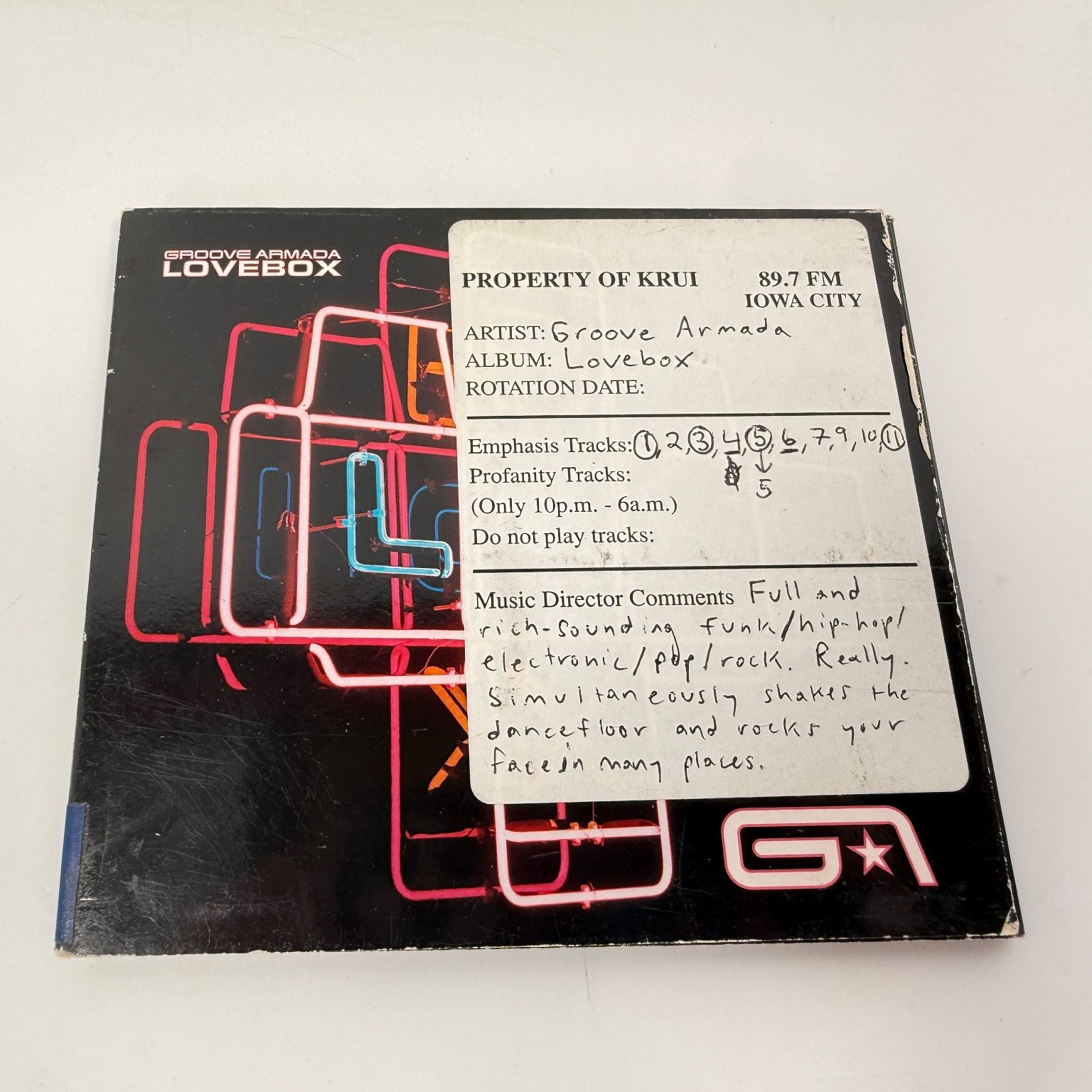 Lovebox CD 2002 Promo Electronic Funk Jive Electro