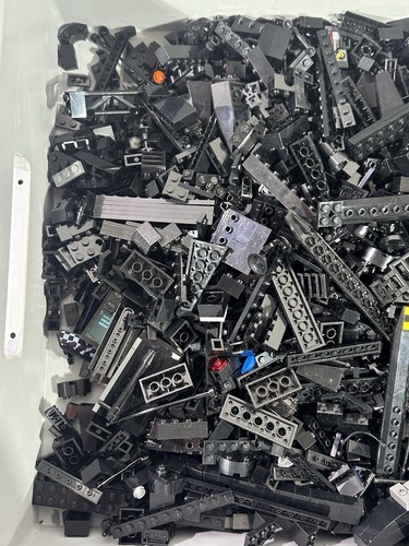 Lego Schwarze Steine Zubehör 2,3 Kg Konvolut Lego Einzelteile Black - Bild 2 von 16