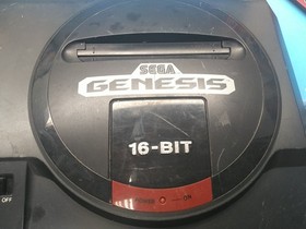 Sega Genesis System 1 W/ 6 Games  All Hookups