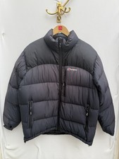 Berghaus Down Puffer Jacket Grey Black Quilted Insulated Outdoor Mens Large