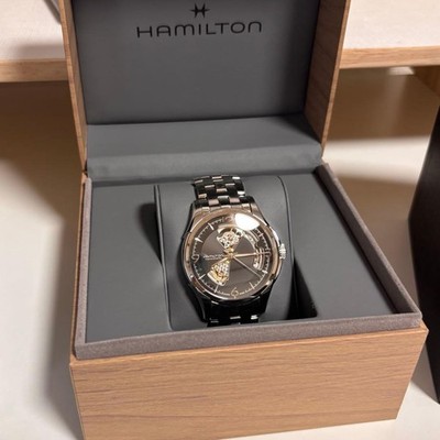 HAMILTON JAZZMASTER OPEN HEART Automatic Watch 40mm Stainless Steel Case