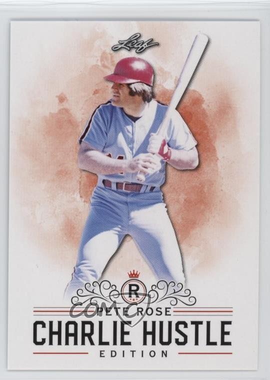 2020 Leaf Charlie Hustle Edition Pete Rose #07 1ti6