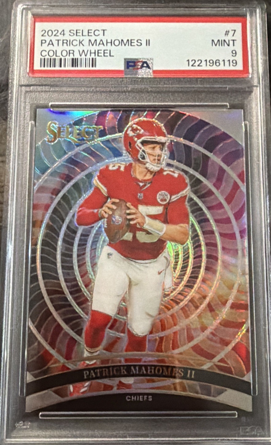 2024 Panini Select - Color Wheel Patrick Mahomes II #7