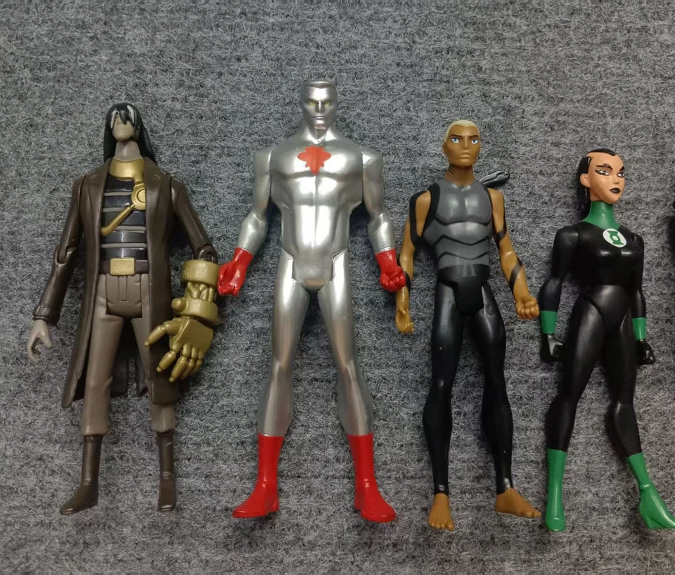 Lote 6 figuras DC Comics Young Justice AQUALAD Capitán Atom Wonderman 4.5" Foto 3 de 4