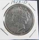 New Listing1923‑D Peace Silver Dollar • Circulated • Nice Detail • Denver Mint