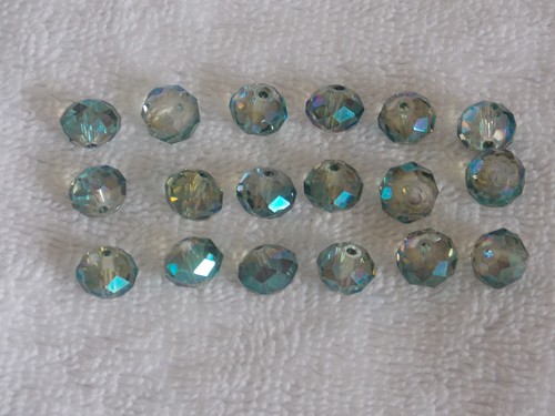18 Vintage Aurore Boreale Beads