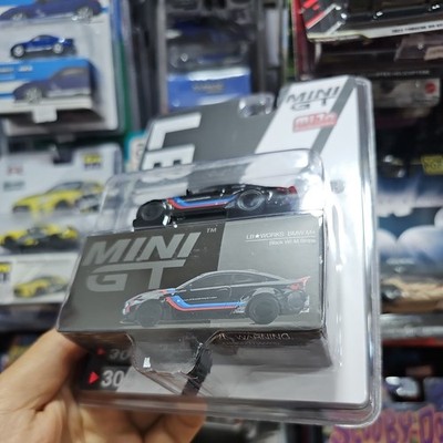 Mini GT 306 BMW M4 LBWK Black whit Stripe Exclusive RARE in