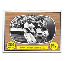 1967 Topps #153 World Series Game 3 Paul Blair, Baltimore Orioles