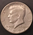 1972 KENNEDY HALF DOLLAR BU FRESH FROM ORIGINAL COLLECTION -LOT 9651