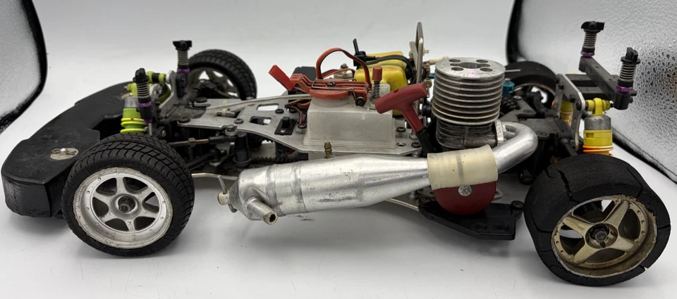 For Parts Kyosho Motor Auto Pure Ten 4WD Chassis Oldtimer Selten - Bild 3 von 4