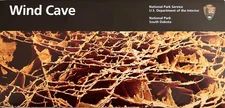 Vintage 2006 WIND CAVE NP - SD   NATIONAL PARK SERVICE UNIGRID BROCHURE/MAP