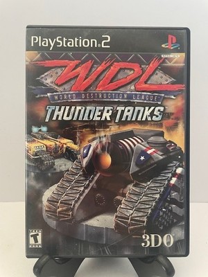 WDL Thunder Tanks (PlayStation 2, PS2) No Manual Tested Rental