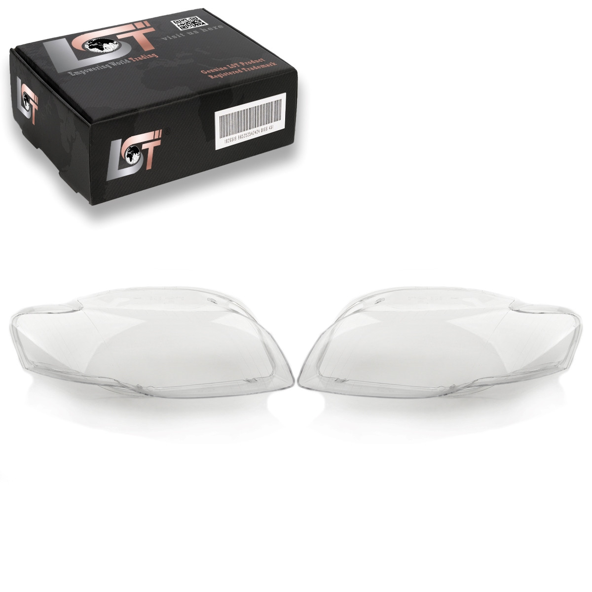 2X Reflector Lens Headlight Left Right For Audi A4 B7 Limo Avant Cabrio 04-09