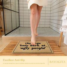 Funny Dog Welcome Mat Front Door Dog Lover Owner Door Mat Indoor Outdoor Doormat