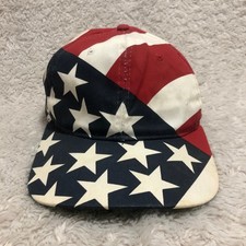 Vintage Atlanta 1996 Olympics USA American Flag Baseball Cap Hat
