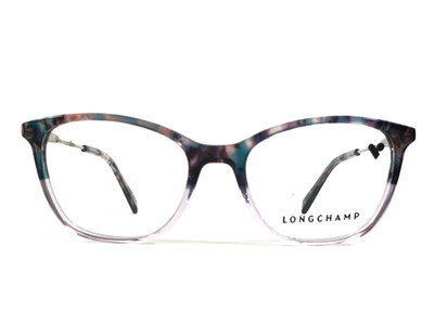 Longchamp Eyeglasses Frames LO2683 427 Gradient Blue Tortoise Cat Eye 49-17-140