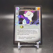 My Little Pony MLP TCG Canterlot Nights #f30 Rarity Element of Generosity Foil