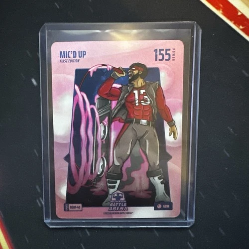 Bo Jackson Battle Arena Alpha Update BGBF-40 Bubblegum Gum Mic'd Up Mike Evans