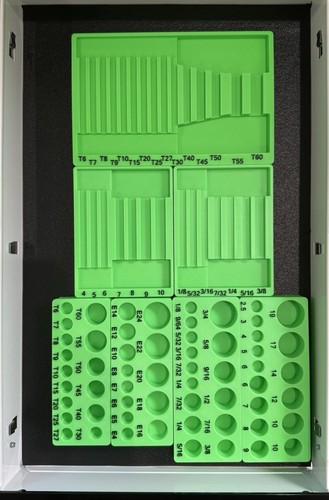 Harbor Freight Quinn Master Bit Socket Set Organizer – 7-Bin System - Picture 11 of 11
