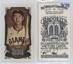 2024 Topps Allen & Ginter Mini Brooklyn Back /25 Jung-Hoo Lee #269 Rookie RC