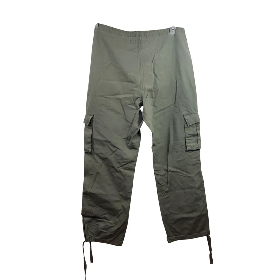 Unionbay Women's Olive Green Cargo Pants Drawstring Waist Size 16 - Image 2 of 4