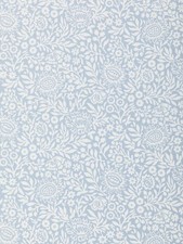 John Lewis Hidcote Ice Blue Wallpaper 10m X 52cm Floral Print