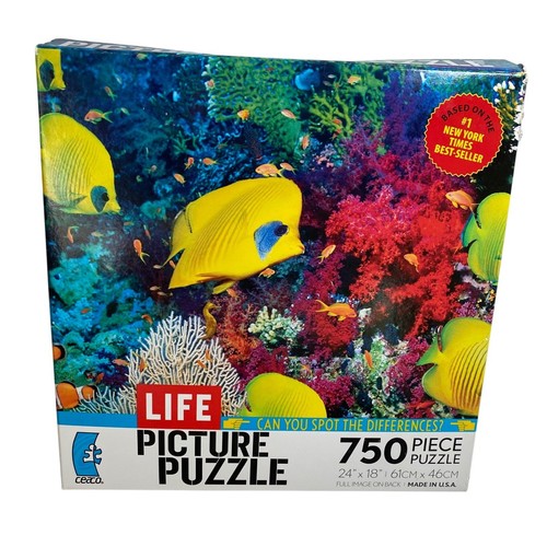 Ceaco Life Picture Puzzle Finding Nemo 750 Piece Jigsaw Coral Reef Fish ...
