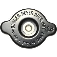 K & S High-Pressure Racing Radiator Cap 26psi - Silver 58-1018BK