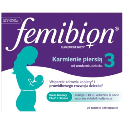 (EUR 354,55/1kg) Femibion 3 Stillzeit für 4 Wochen 28 Tab. + 28 Kapseln