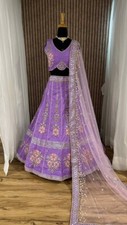 LAUNCHING PURE SLUB SILK LEHENGA CHOLI WITH NET DUPATTA FOR WOMEN AND GIRLS WEAR