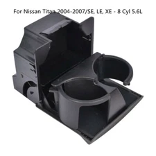 Graphite Grey Center Console Cup Holder For 2004-2007 Nissan Titan 5.6L SE LE XE