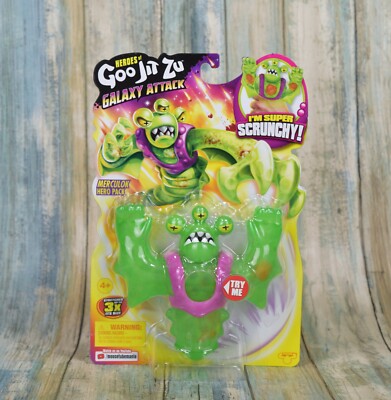 Heroes of Goo Jit Zu Merculok Galaxy Attack Hero Pack Stretchy Figure Toy NEW