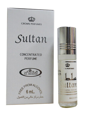 Al Rehab Sultan Attar Roll On Unisex Fragrance Body Oil Perfume Roll ON (6 ml)