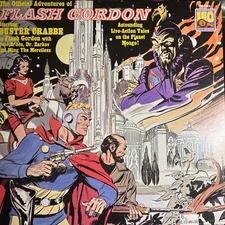 The Official Adventures of Flash Gordon Buster Crabbe LP NM Vinyl Record
