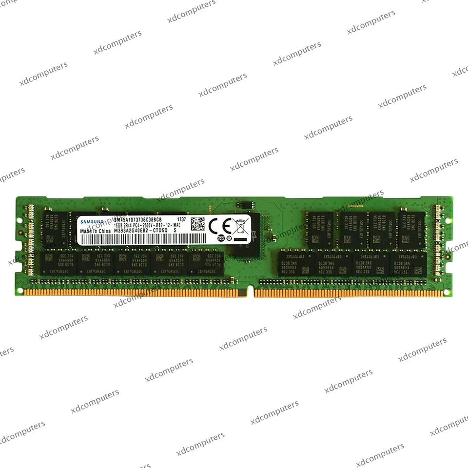 Samsung（ 4 x 16GB ）64GB 2666MHz ECC RAM 2Rx4 DDR4 Registered DIMM Server Memory - Image 2 of 4