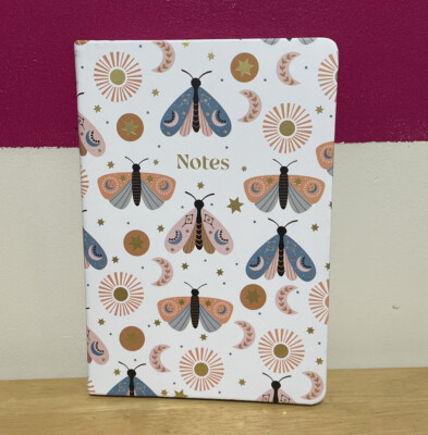 Eccolo Journal Notebook Faux Leather Notes Lined Pages Hardcover Gift Butterfly