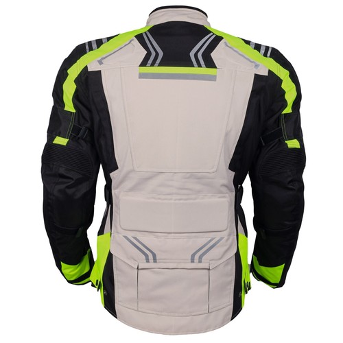 Australian Biker Gang Herren Motorrad Abenteuer Wasserfeste Jacke - Picture 10 of 12