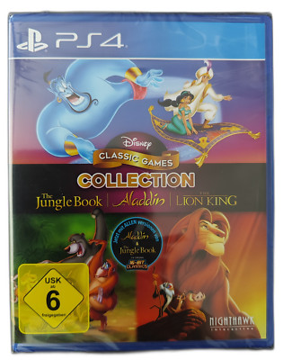 PlayStation 4 PS4 Spiel Disney Classic Aladdin & Lion King & Jungle Book NEU OVP