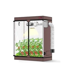 ATOUR 4x2 Grow Tent, 48"x24"x60''High Reflective Mylar 1680D Hydrop... Fast Ship